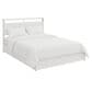 HOMLUX Full 4-Drawer  Storage Bed with LED Headboard and Charging Station in White, , large