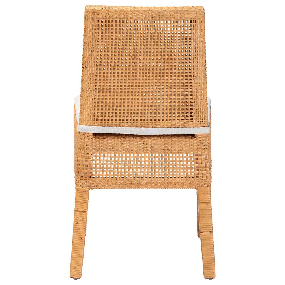 Baxton Studio Morris Side Chair in Light Honey, , large