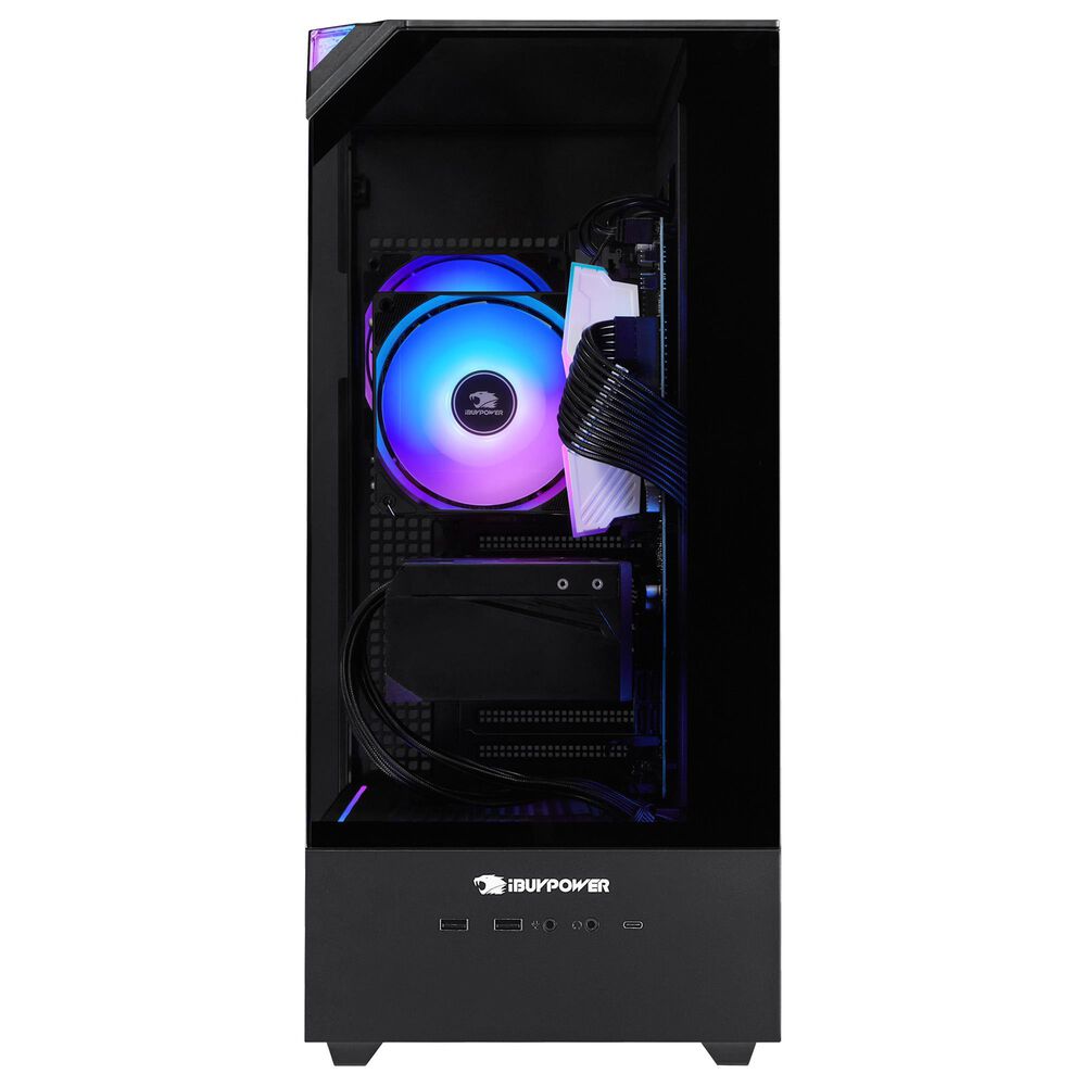 iBUYPOWER Element 9 Gaming Desktop PC | Intel Core Ultra 5 225F - 16GB RAM - NVIDIA GeForce RTX 5060Ti Graphics - 1TB SSD in Black, , large