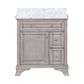 Aurafina Wainwright 30" Vanity with Top and Sink in Old Harbor Gray, , large