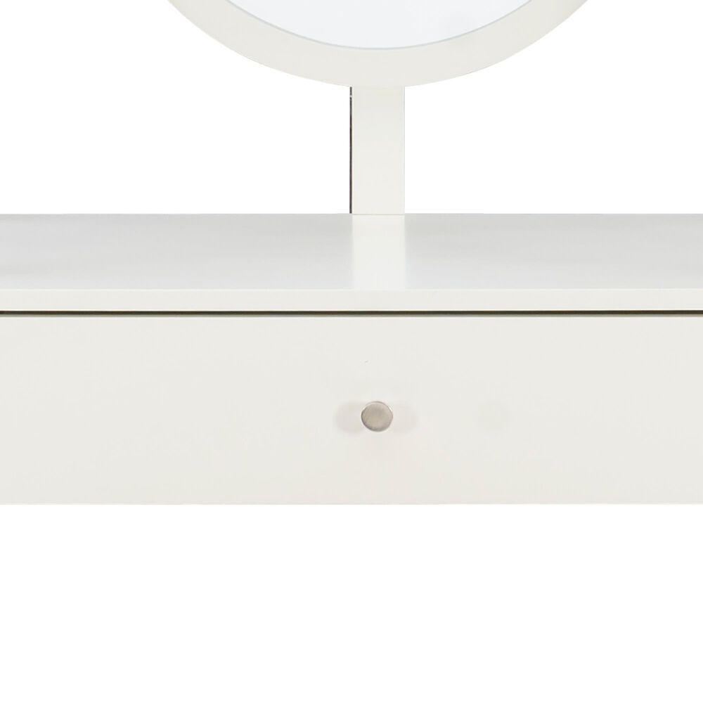 Linon Home Decor Lilymae Vanity with Stool in White, , large