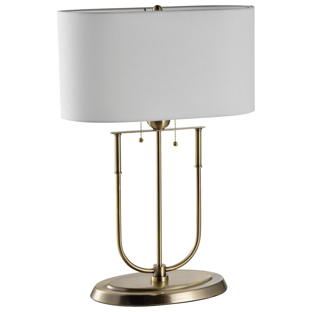 Sagebrook Home 30" Table Lamp in Bronze/Copper with Shade, , large
