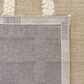 L&R Resources Geoblend Geometric 2"6" x 8" Natural and Ivory Runner, , large