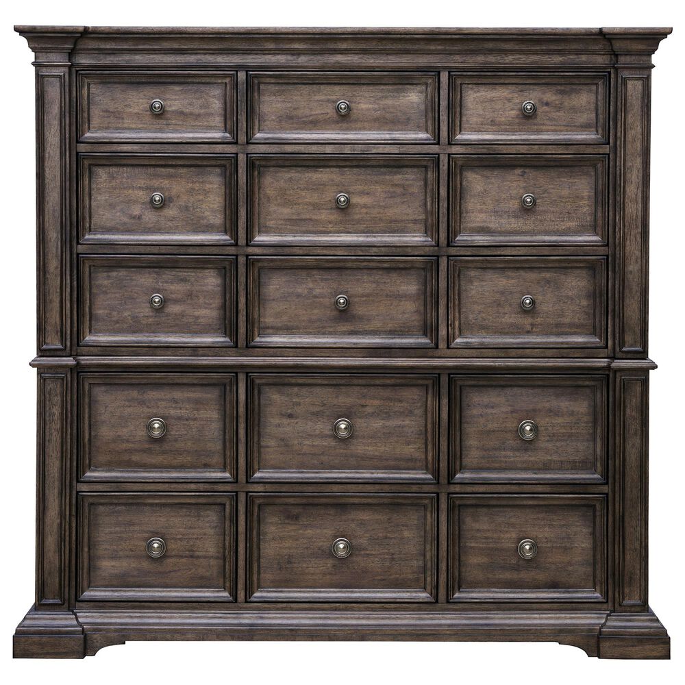 Pulaski Furniture Corp Woodbury 5-Piece King Bedroom Set in Brown, , large