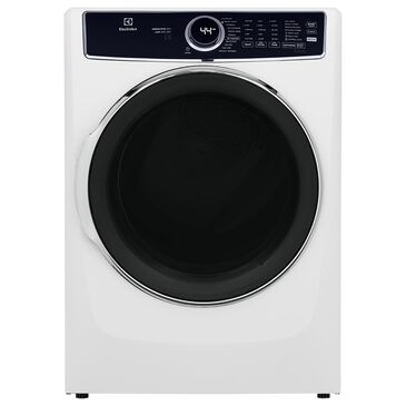 Electrolux 8 Cu. Ft. Front Load Gas Dryer with Steam in White, , large