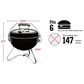 Weber Smokey Joe Premium Charcoal Grill in Slate Blue, , large