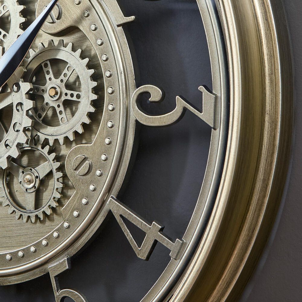 Ashley Gilover Wall Clock in Champagne, , large