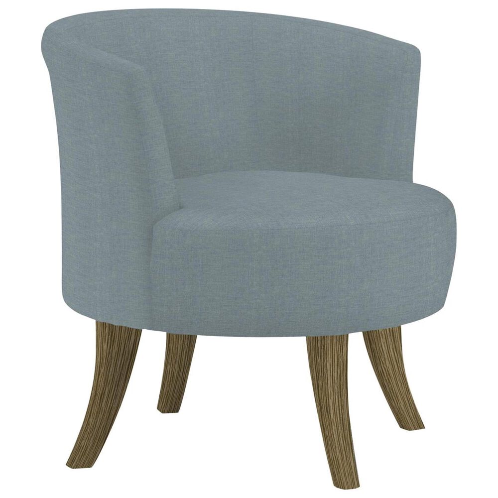 Best Home Furnishings Steffen Swivel Chair in Blue Ultramarine with Light Wood, , large