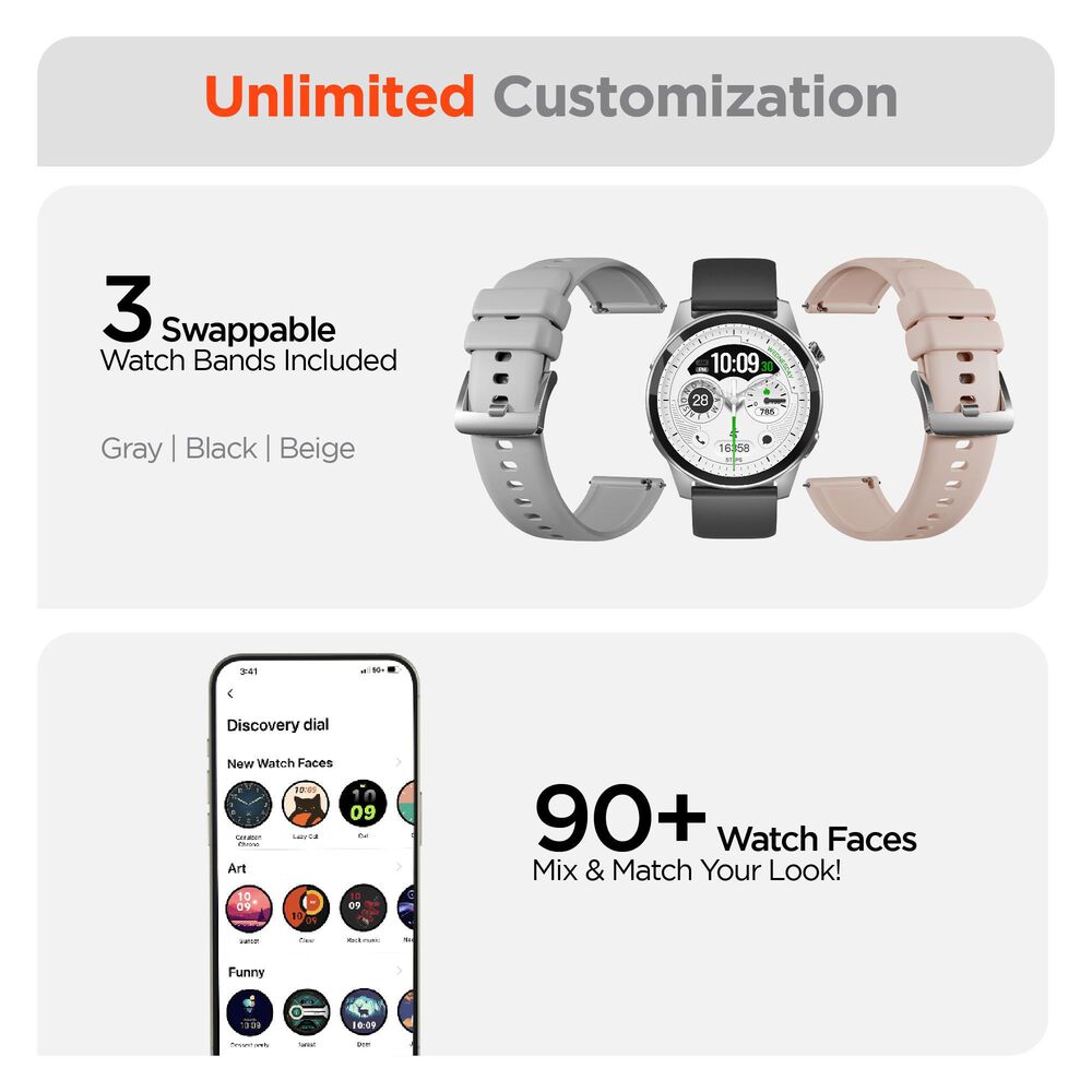 Hypercel ACTIV8 SMARTWATCH + FITNESS TRACKER, , large