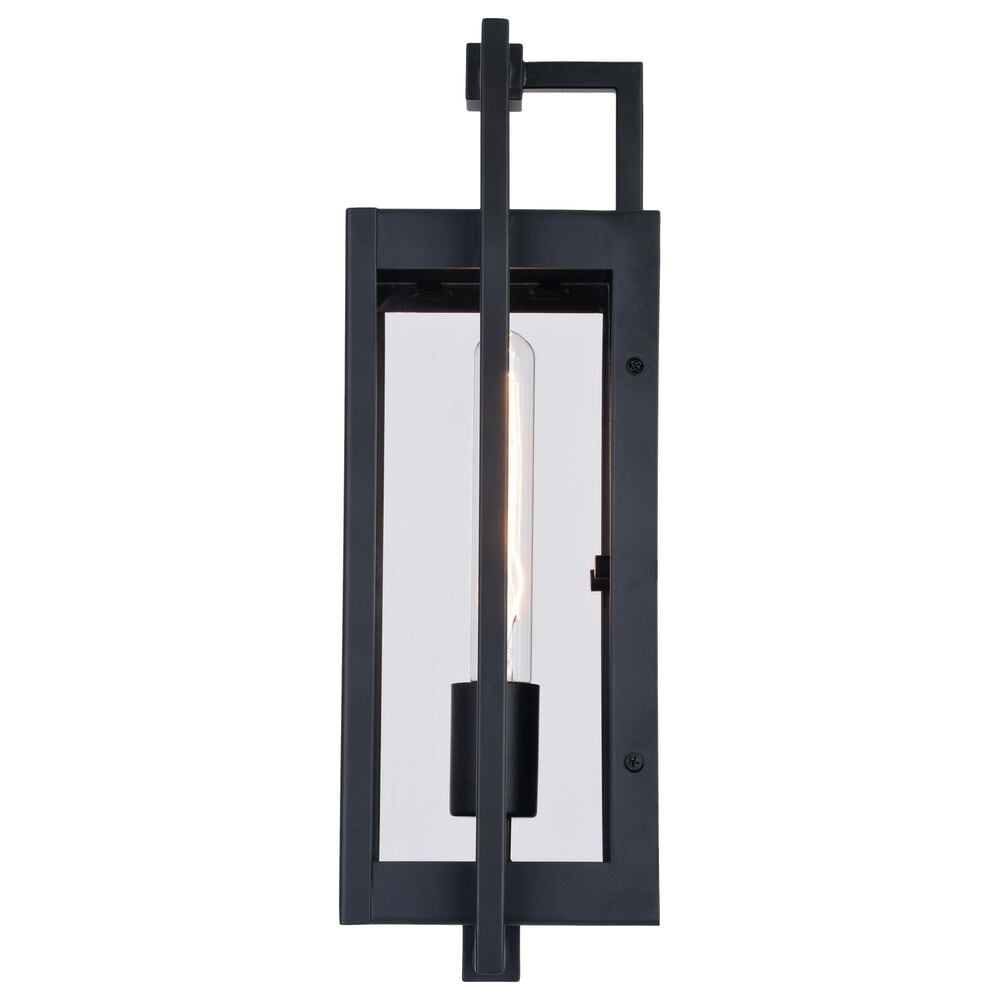 Vaxcel Sheridan 1-Light Outdoor Wall Sconce in Matte Black, , large