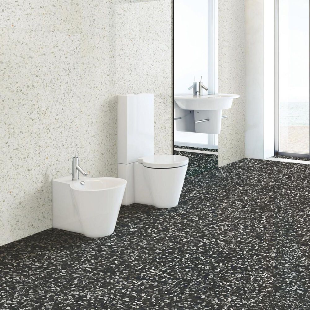 Emser Terazio Nero 12" x 24" Matte Porcelain Tile, , large