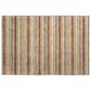 Dalyn Rug Company Soft Essentials Striped Paprika 2"6" x 3"10" Indoor/Outdoor Area Rug, , large