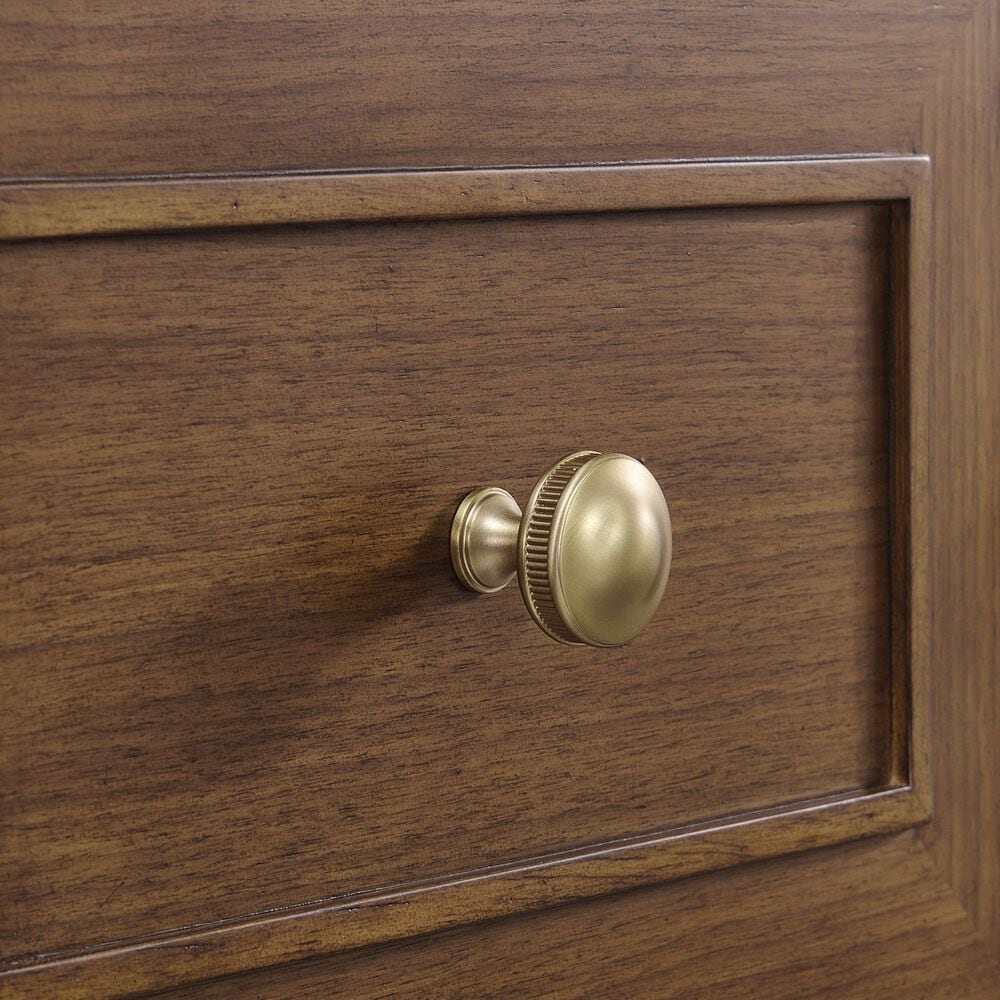 James Martin Vanities Lorelai 72&quot;Double Vanity in Mid-Century Walnut with 3 cm Arctic Fall Solid Surface Top, , large