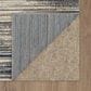 Karastan Cleo R1075 5" 3" X 8" Grey Dark Blue Area Rug, , large