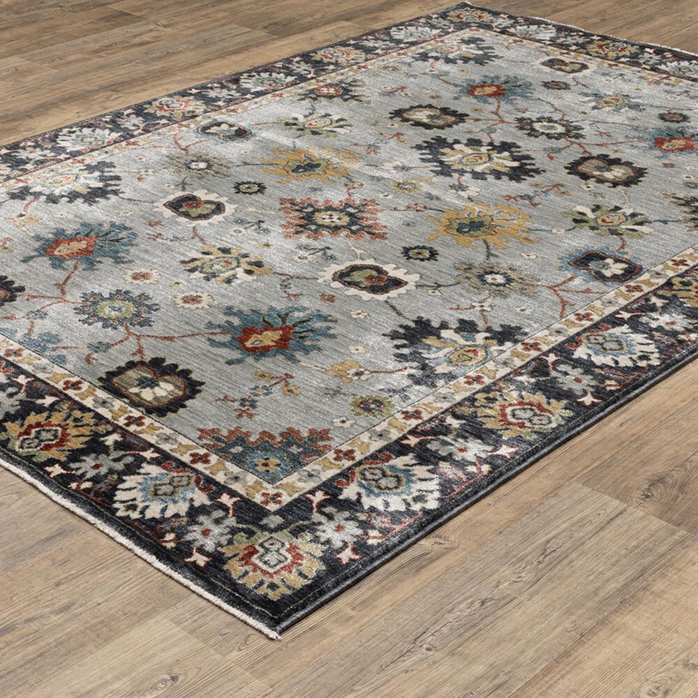 Oriental Weavers Eliana ELI08 Blue and Multicolor 7&#39;10&quot; x 10&#39;10&quot; Area Rug, , large