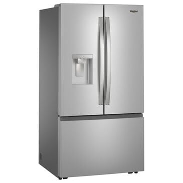 Whirlpool 29.58 Cu. Ft. Freestanding French Door Bottom Mount Refrigerator in Fingerprint Resistant Stainless Steel, , large