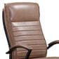 Simeon Collection Leather Desk Chair in Smooth Latte, , large