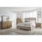 Ashley Sharlance California King Upholstered Panel Bed in Light Brown, , large