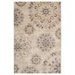 Central Oriental Minerva Asterin 7"10" x 9"10" Alabaster and Sand Area Rug, , large