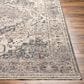 Surya Aida AAD-2311 8"10" x 13" Beige, Medium Gray, Tan, Ivory, Deep Teal and Charcoal Area Rug, , large