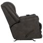 Catnapper Hayden Rocker Recliner with Heat and Massage in Steel, , large