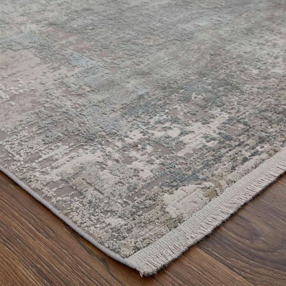 Feizy Cadiz Light Gray 2&#39;2&quot; x 3&#39;2&quot; Area Rug, , large
