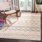 Safavieh Madison MAD798B 12" x 15" Ivory and Navy Area Rug, , large