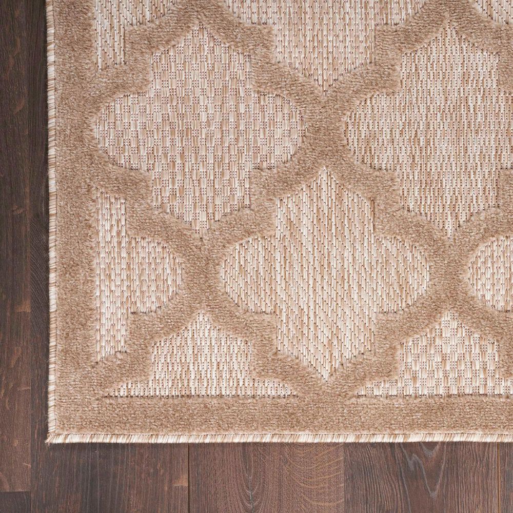 Nourison Easy Care 6&#39; x 9&#39; Natural Beige Indoor/Outdoor Area Rug, , large