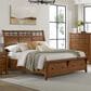 Mayberry Hill Gage King Storage Bed in Chestnut, , large