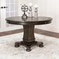 SUNSET Vegas 5-Piece Round Game Table Set in Smoke Gray, , large