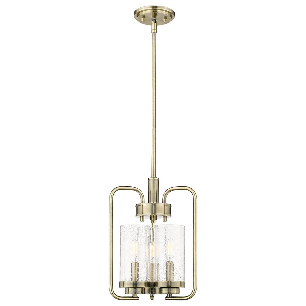 Golden Lighting Holden 3-Light Pendant in Aged Brass, , large