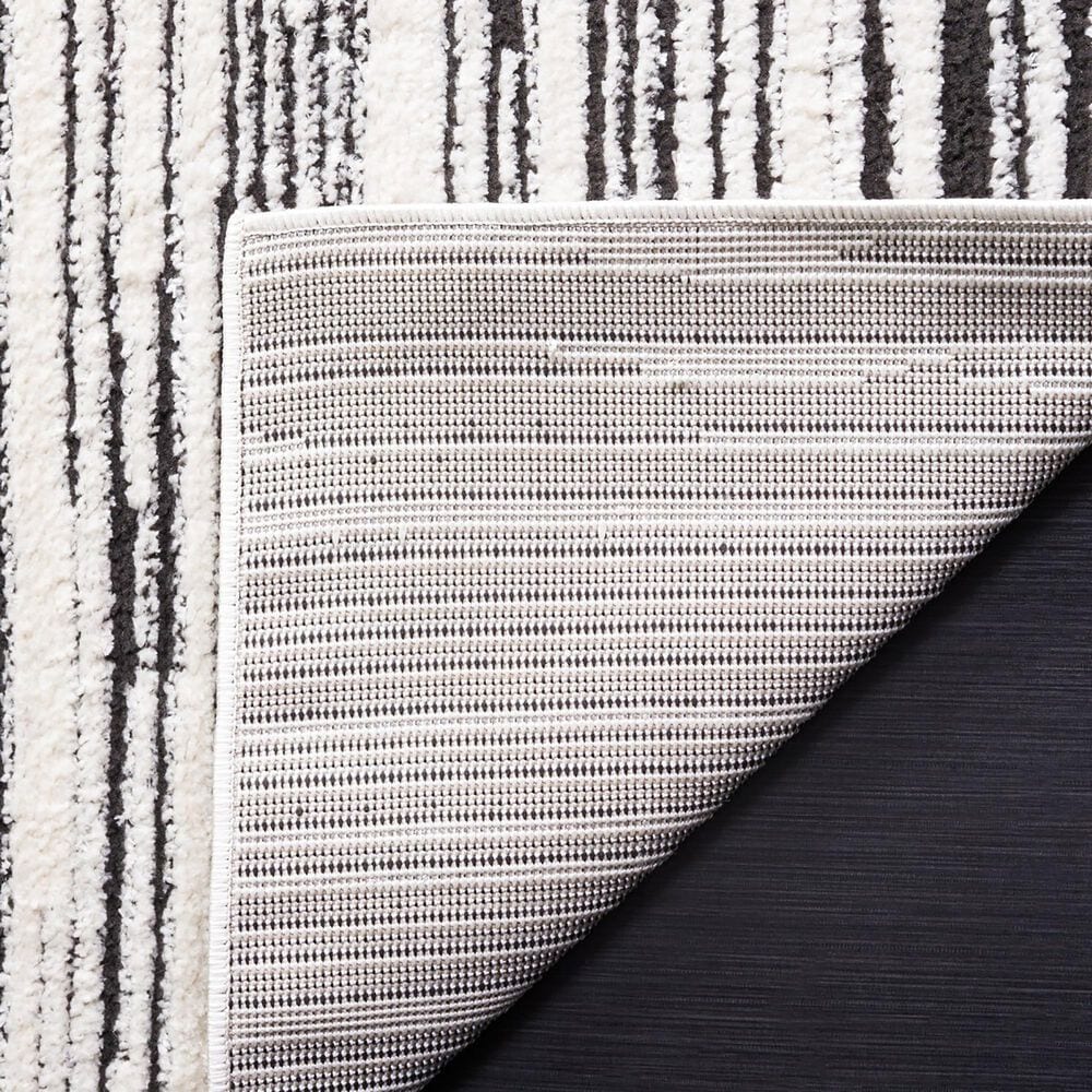 Safavieh Melody MEL116A 5&#39;3&quot; x 7&#39;6&quot; Ivory and Black Area Rug, , large