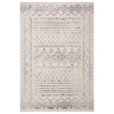 Safavieh Tulum TUL268A 6" x 9" Ivory and Grey Area Rug, , large