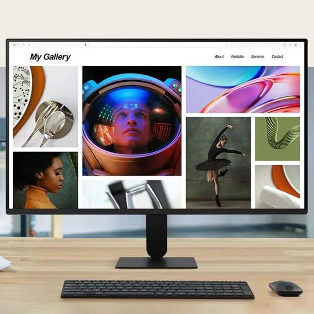 LG 27&quot; FHD IPS 120Hz HDR10 Monitor with Slim Stand in Black, , large