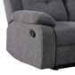 Titanic Furniture Bellinda Manual Reclining Loveseat in Gray, , large