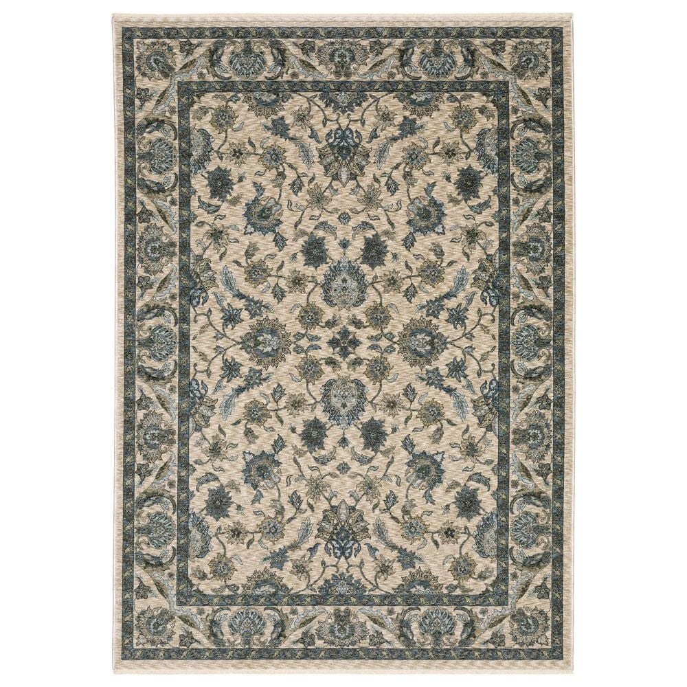 Oriental Weavers Aberdeen 3"3" x 5" Beige Area Rug, , large