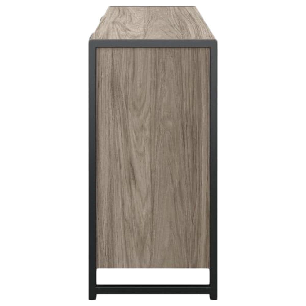 Bush Atria 6-Drawer Dresser in Modern Hickory and Black, , large