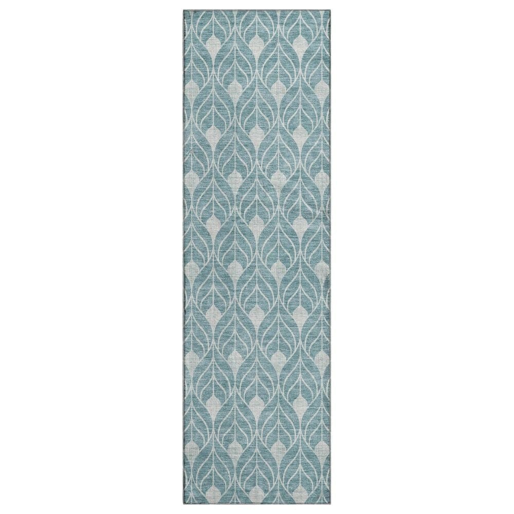 Dalyn Rug Company The Reserve TR10 Teal 2"3" x 7"6" Indoor/Outdoor Runner, , large