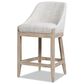 Jennifer Taylor Home Newport 26.5" Counter Stool with Neutral Gray Cushion in Brushed Natural, , large