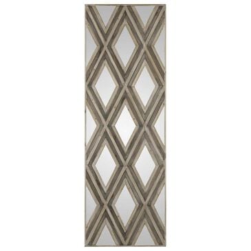 Uttermost Tahira Wood Wall Decor in Ivory and Chestnut Gray, , large