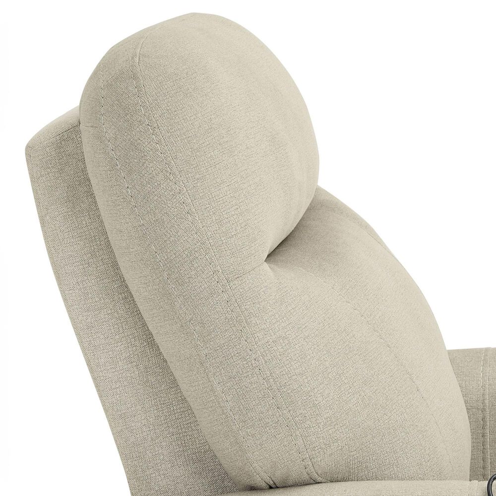 Steve Silver Rhodes Power Lift Recliner in Aspen Khaki, , large