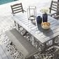 Ashley Visola Patio Bench in Gray, , large