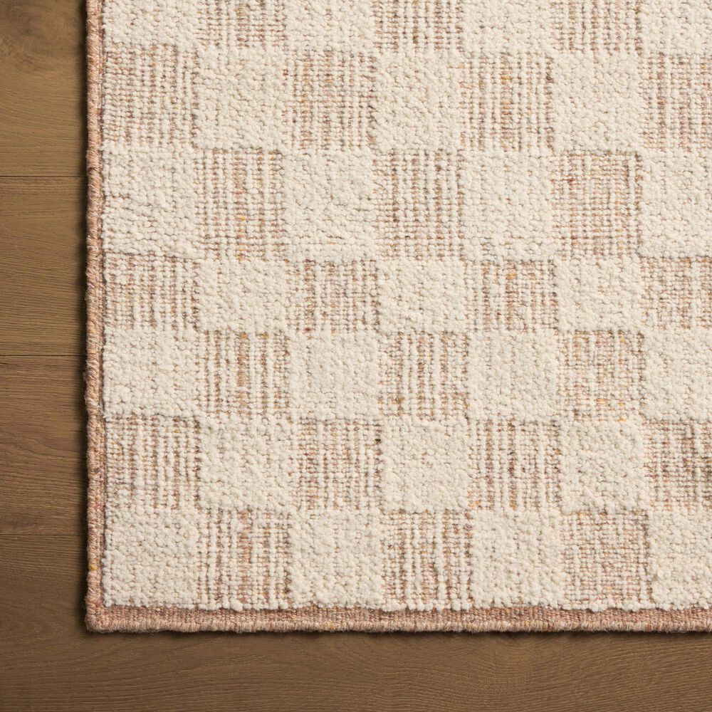 Loloi Knox Ivory and Terracotta 4&#39; x 6&#39; Area Rug, , large