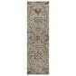 Dalyn Rug Company Silk Road Flax, Beige, Copper, Denim, Aloe and Gold 2"3" x 7"6" Runner, , large