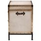 Baxton Studio Laura 2-Drawer End Table Trunk in White, , large