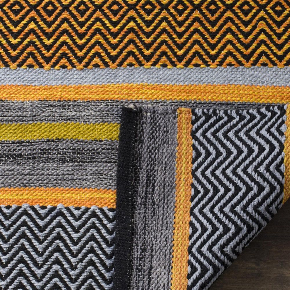 Safavieh Montauk 6&#39; Square Navy and Multicolor Area Rug, , large