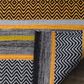 Safavieh Montauk 6" Square Navy and Multicolor Area Rug, , large