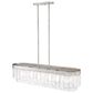 Golden Lighting Ciara 6-Light Linear Pendant in Peruvian Silver, , large