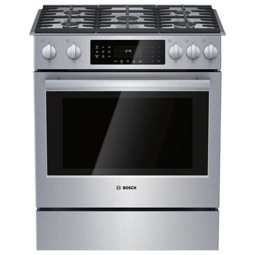 Bosch Benchmark 30" Gas Slide-In Range in Stainless Steel, , large
