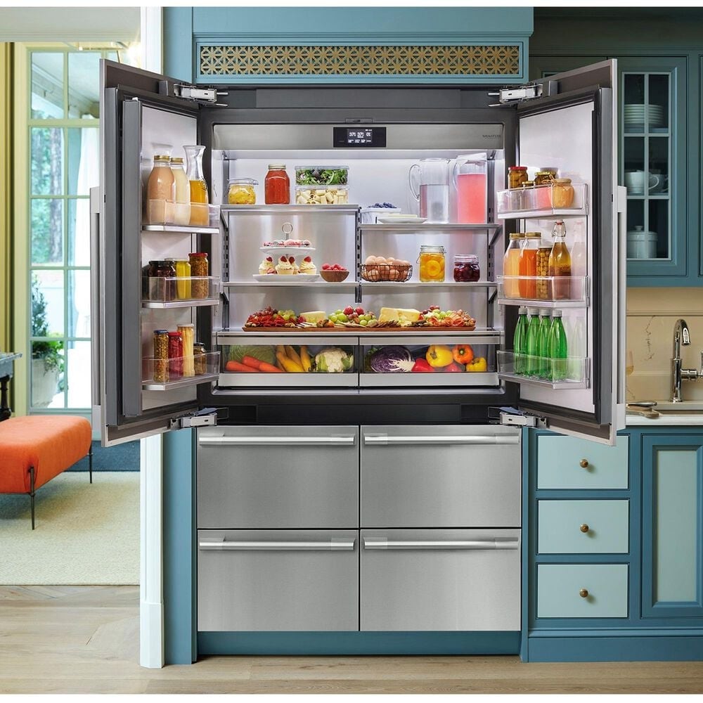 Signature Kitchen Suite 48&quot; Built-In French Door Refrigerator - Panels Sold Separately, , large